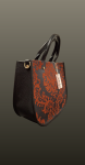 Geanta eleganta cu model floral