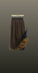Fusta midi tulle- mustar