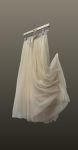 Fusta midi tulle- beige