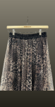 Fusta midi tulle-animal print