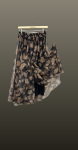 Fusta midi- imprimeu floral