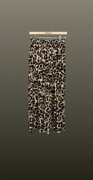 Fusta midi- animal print