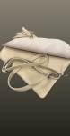 Geanta tip clutch beige