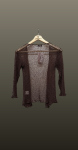Cardigan scurt-maro
