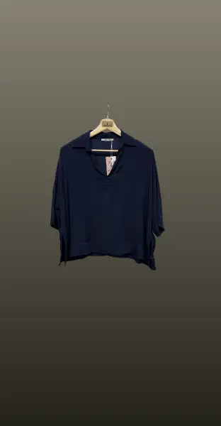 Top tip polo-bleumarin