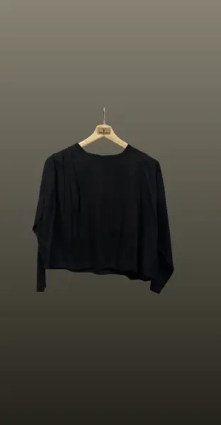 Bluza tip camasa-neagra