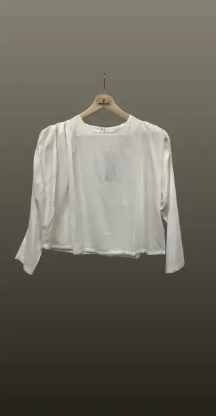 Bluza tip camasa-alba