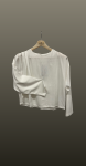 Bluza tip camasa-alba