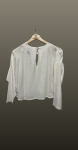 Bluza tip camasa-alba