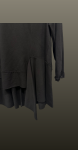 Bluza asimetrica croi lejer-negru