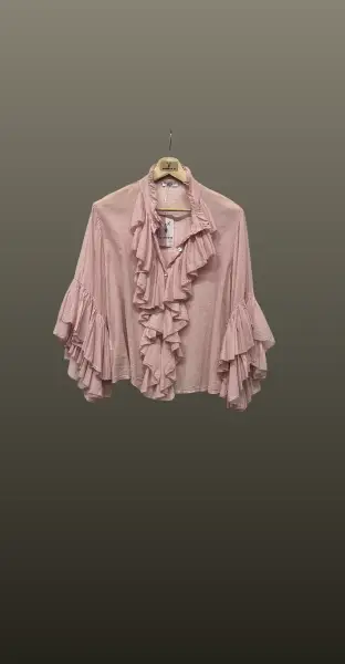 Camasa vintage- guler cu volane