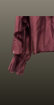 Camasa in V- volane burgundy