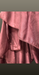 Camasa in V- volane burgundy