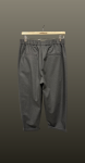 Pantalon ankle cu pense-gri