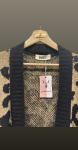Cardigan tricot animal print