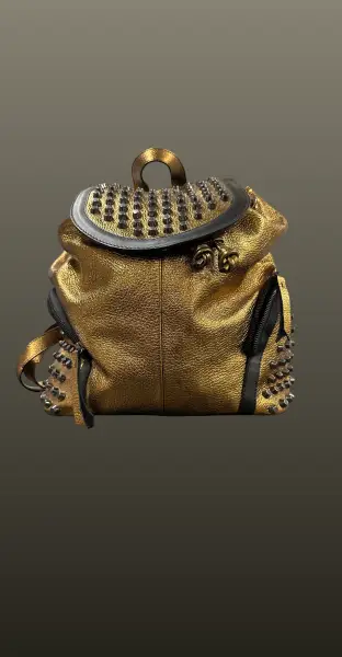 Rucsac vintage-rock- auriu