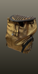 Rucsac vintage-rock- auriu