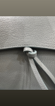 Geanta semicerc office- baby blue