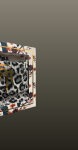 Esarfa animal print- gri