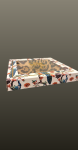 Esarfa animal print- maro