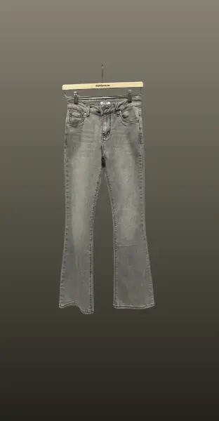 Jeans evazat- gri