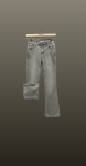 Jeans evazat- gri