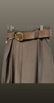 Pantalon palazzo- maro