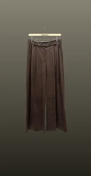 Pantalon larg vintage- maro