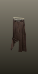 Pantalon larg vintage- maro