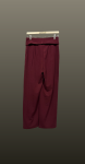 Pantalon brau intors- burgundy