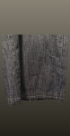 Pantalon  larg din bumbac- negru