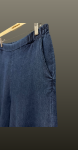 Jeans palazzo- albastru