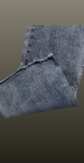 Jeans cu aplicatii cristal- albastru
