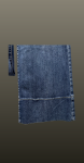 Jeans casual evazat- albastru