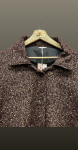 Palton maneca scurta burgundy