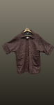 Palton maneca scurta burgundy