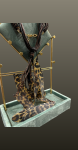 Colier lung- frunzulite animal print