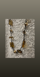 Colier lung- pietre animal print