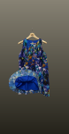 Rochie scurta tip maiou- curcubeu