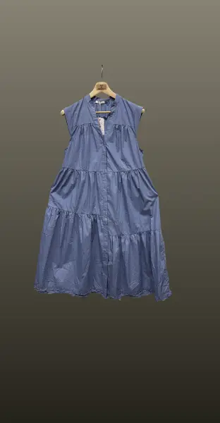 Rochie midi- albastru