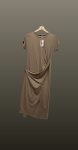 Rochie jerseu detaliu- maro