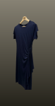 Rochie jerseu detaliu- bleumarin