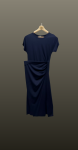 Rochie jerseu detaliu- bleumarin