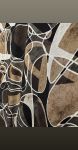 Rochie imprimeu- maro/beige