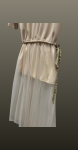 Rochie lunga- guler auriu