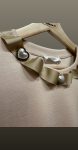 Rochie lunga- guler auriu