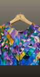 Rochie scurta- curcubeu