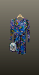 Rochie scurta- curcubeu