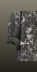 Cămașă oversized-negru si argintiu