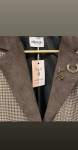 Sacou houndstooth-beige